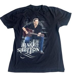 Blake Shelton Concert Tour Black Graphic T Shirt